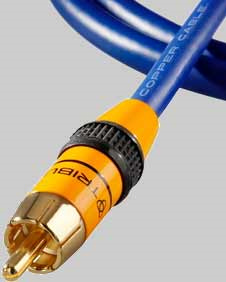 Tributaries Cable SPDIF Coaxial 0,5m Cable coaxial libre de oxigen